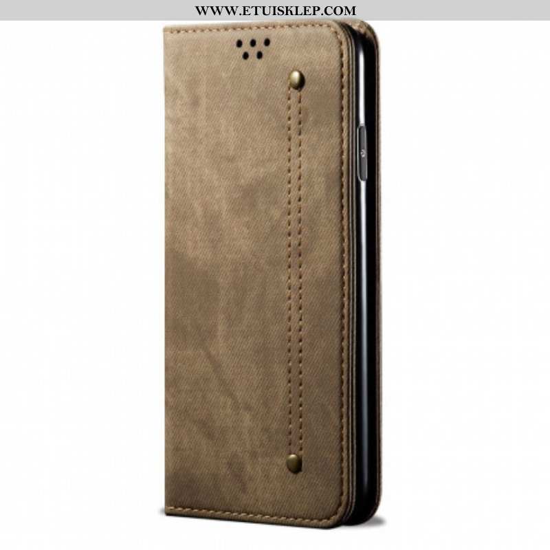 Etui Na Telefon do Xiaomi Redmi Note 10 / 10S Etui Folio Tkanina Dżinsowa